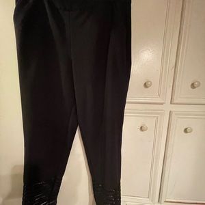 mark. black pants